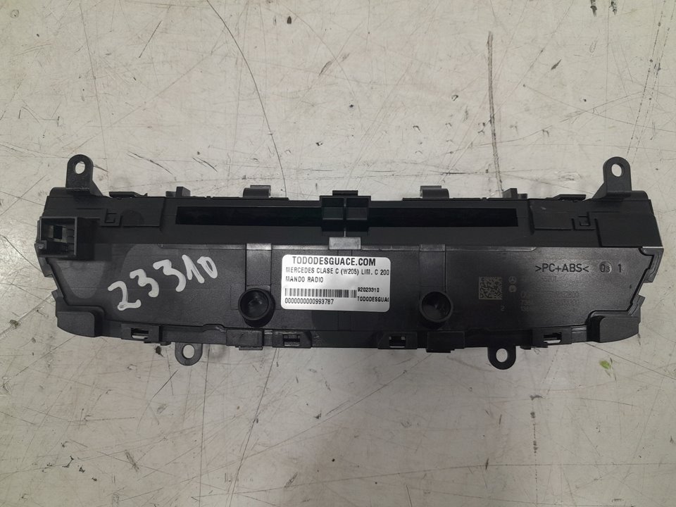 Mando radio mercedes-benz clase c c 200 d (205.007)