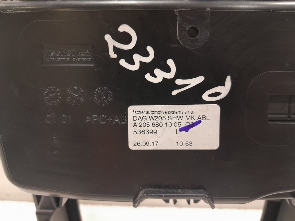 Carcasa central de consola mercedes-benz clase c c 200 d (205.007)