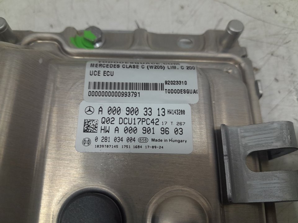 Uce ecu mercedes-benz clase c c 200 d (205.007)