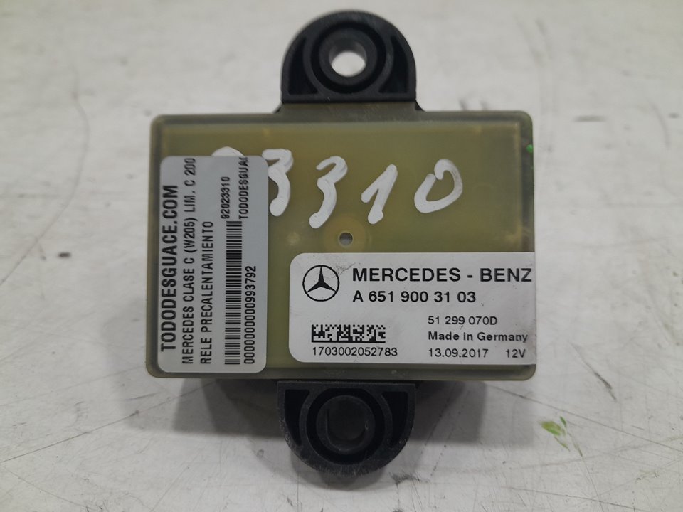 Rele precalentamiento mercedes-benz clase c c 200 d (205.007)