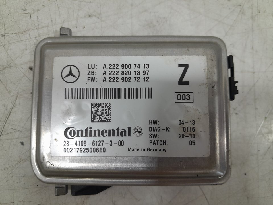 Camara frontal mercedes-benz clase c c 200 d (205.007)