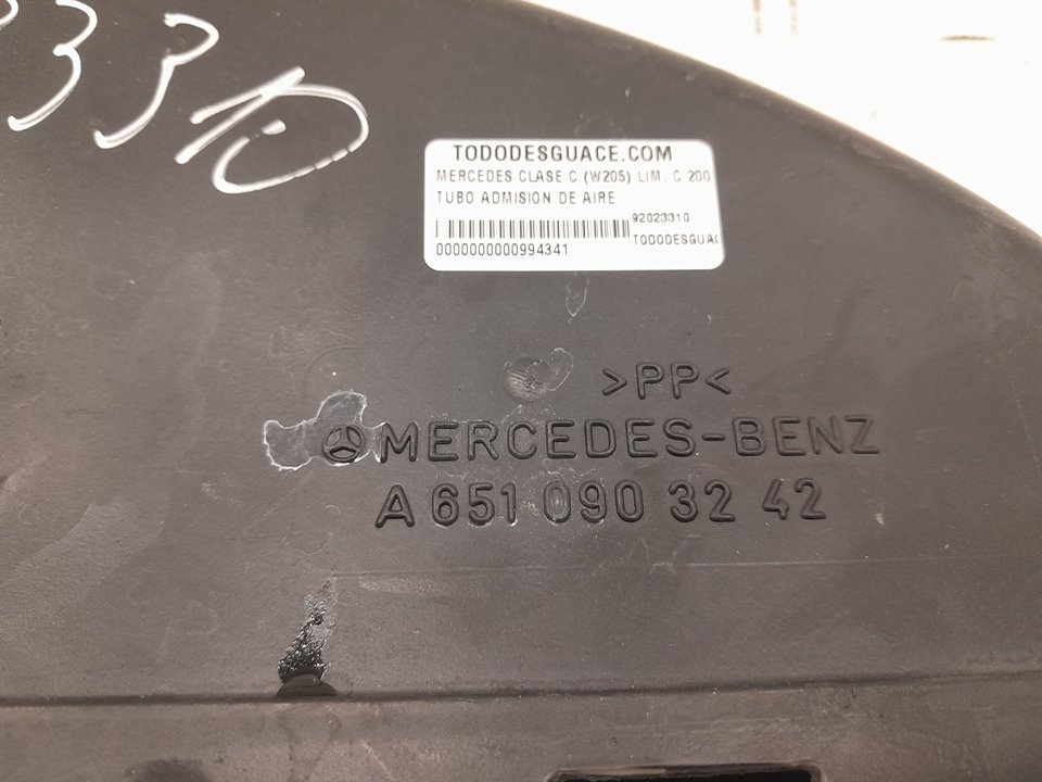 Tubo admision de aire mercedes-benz clase c c 200 d (205.007)