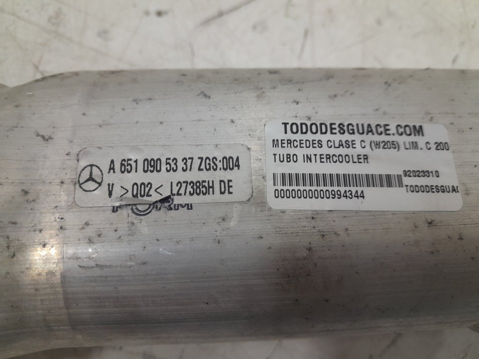 Tubo intercooler mercedes-benz clase c c 200 d (205.007)