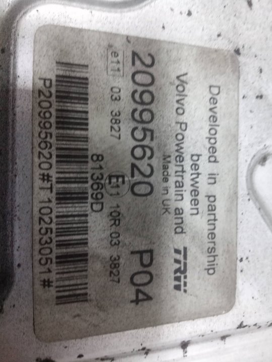 Centralita motor uce renault  magnum ab 2005 cabina adel.tractor semirr. gv     4x2    4xx.18 gran espacio      08.09 - 12.13 no