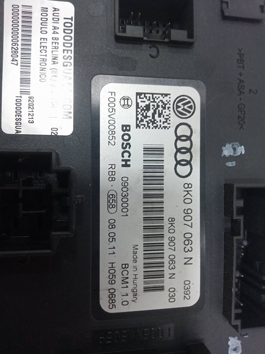 Modulo electronico audi a4 berlina (8k) 2.0 tdi  