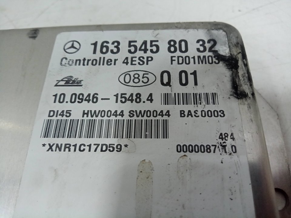 Modulo esp mercedes-benz clase m ml 270 cdi (163.113)