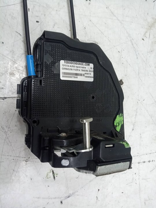 Cerradura puerta trasera izquierda toyota auris 1.8 hybrid (zwe150_)