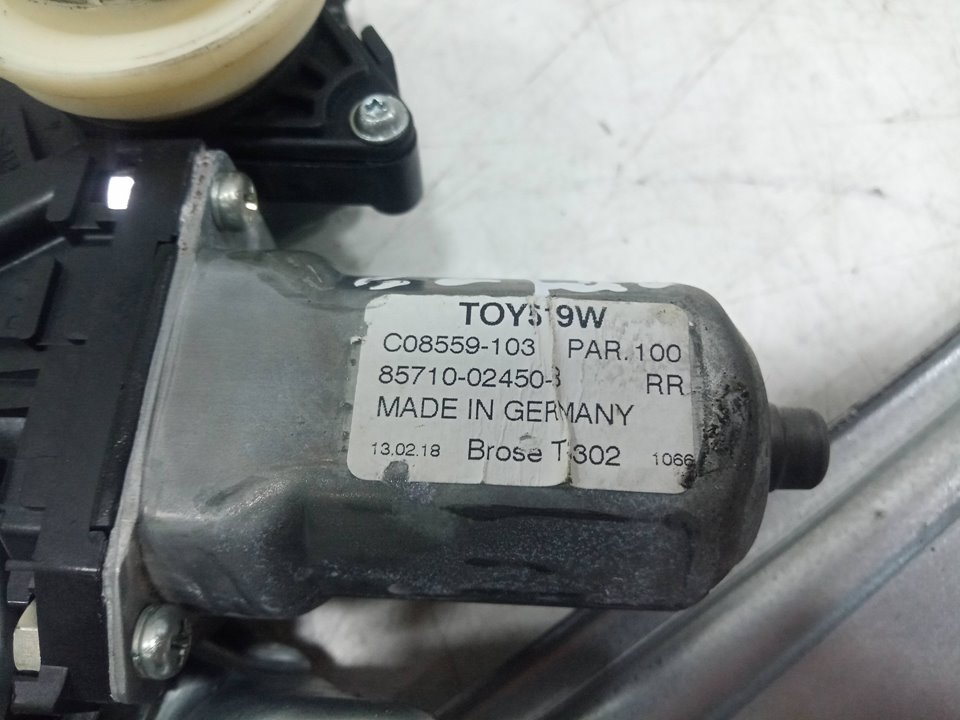 Elevalunas trasero izquierdo toyota auris 1.8 hybrid (zwe150_)