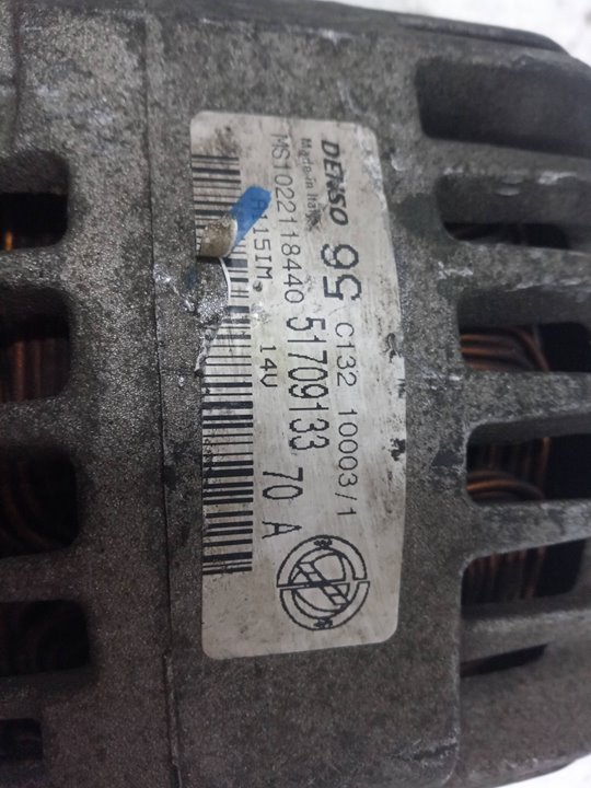 Alternador fiat punto 1.2 60 (188.030 .050 .130 .