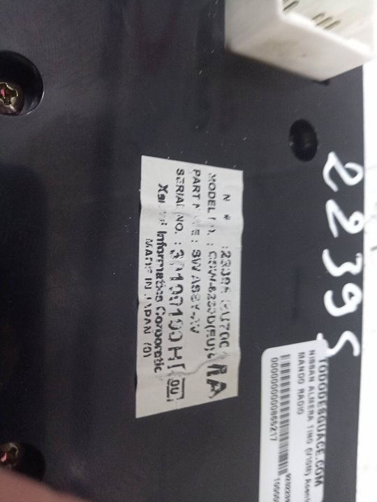 Mando radio nissan almera tino 2.2 dci