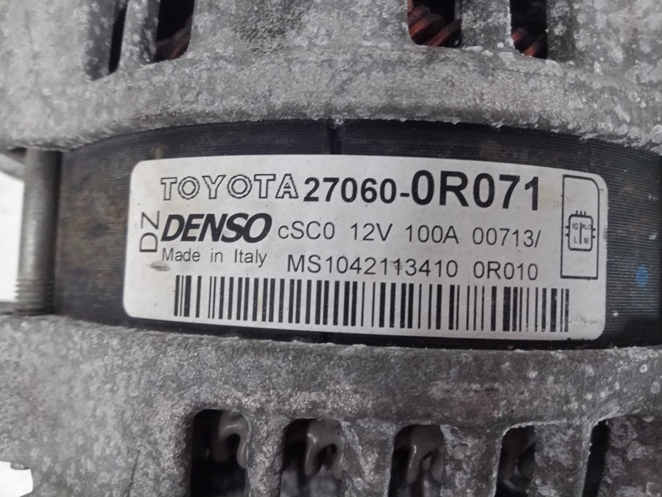 Alternador toyota avensis ranchera familiar 2.0 d4d (adt270_)