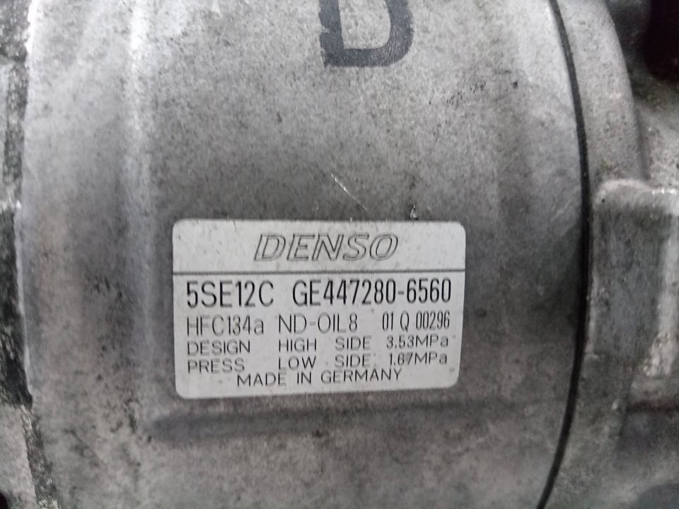 Compresor aire acondicionado toyota avensis ranchera familiar 2.0 d4d (adt270_)