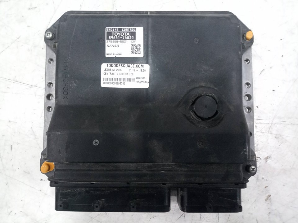 Centralita motor uce lexus ct 200h (zwa10_)