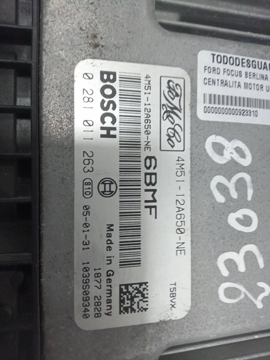 Centralita motor uce ford focus ii 1.6 tdci