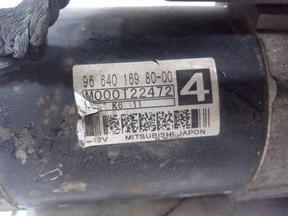 Motor arranque 1.6 hdi