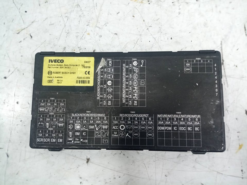Caja reles / fusibles iveco stralis (as) fsa t  fp 