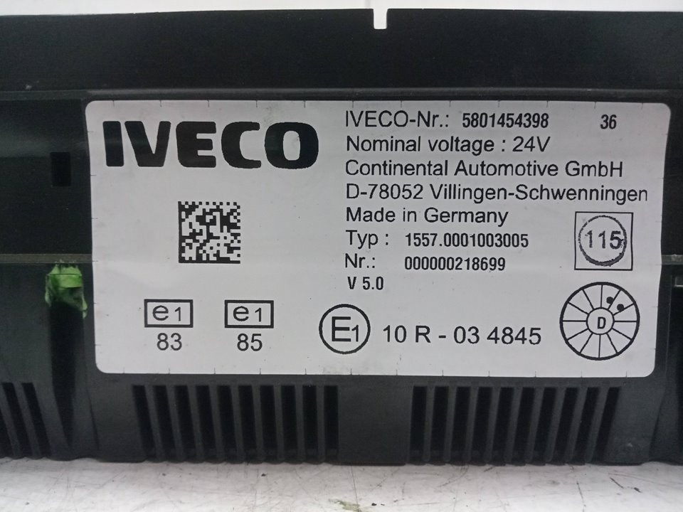 Cuadro instrumentos iveco  stralis (as) fsa tfp lt 4x2 gran espacio      07.12 - 12.13 no identificado