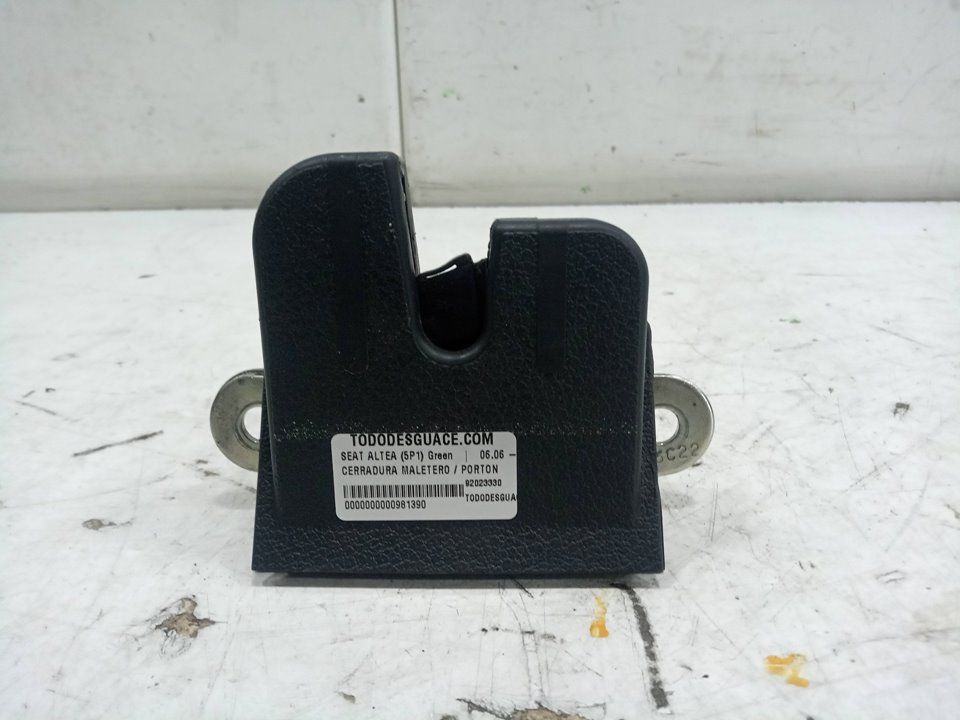 Cerradura maletero / porton seat altea 1.9 tdi