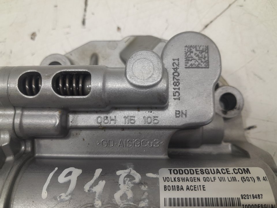 Bomba aceite volkswagen golf vii variant 2.0 r 4motion