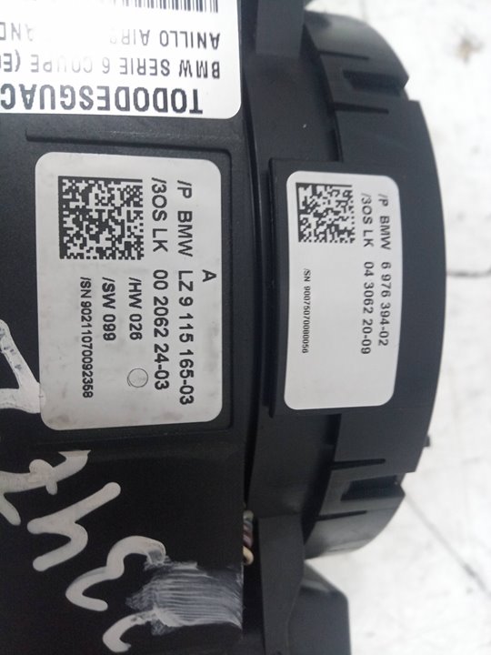 Anillo airbag y mando multifuncion bmw 6 630 i