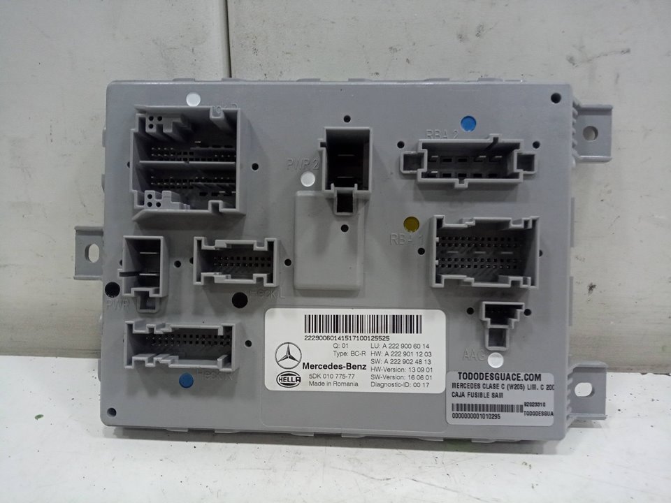 Caja fusible sam mercedes-benz clase c c 200 d (205.007)