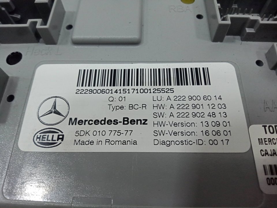 Caja fusible sam mercedes-benz clase c c 200 d (205.007)
