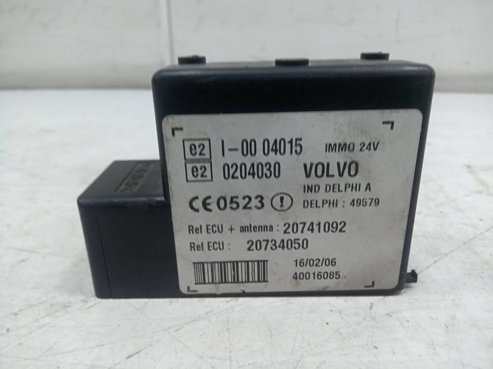 Unidad de control volvo  fl 7 fki  intercooler  177 kw  4x2 corto      01.86 - ... no identificado