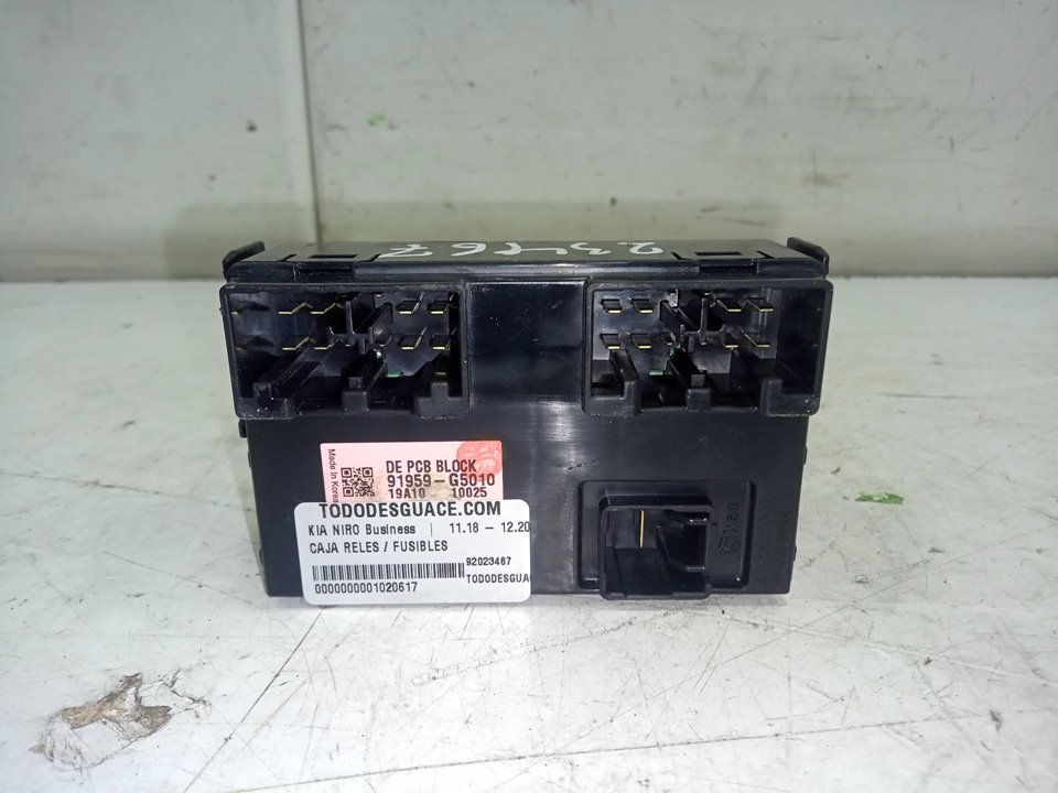 Caja reles / fusibles kia niro 1.6 gdi hybrid