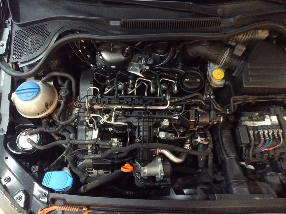Motor completo volkswagen polo 1.6 tdi