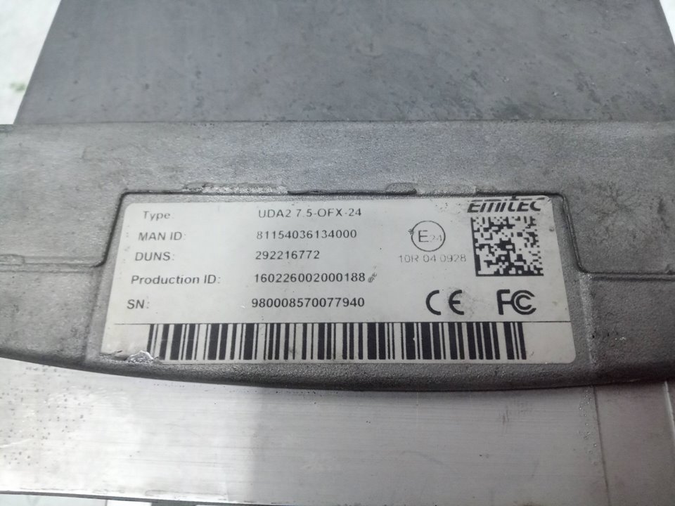 Bomba adblue y centralita adblue man tgx 18.xxx fg    4x2   bl