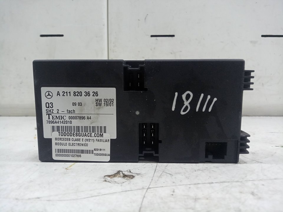 Modulo electronico mercedes-benz clase e t-model e 220 t cdi (211.206)