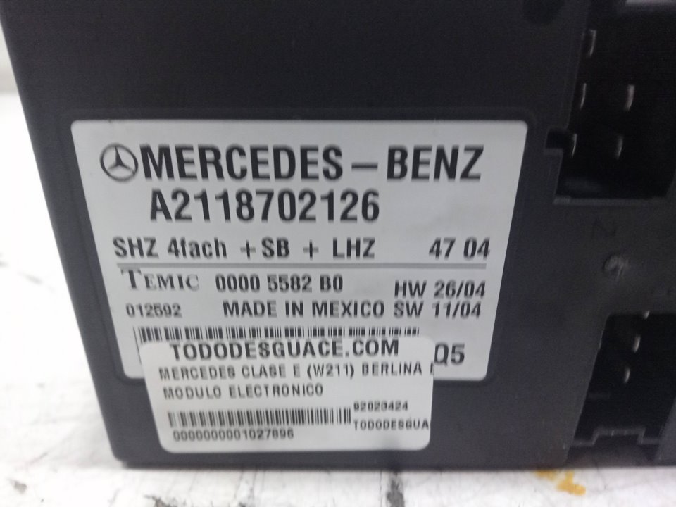Modulo electronico mercedes-benz clase e e 500 4matic (211.083)