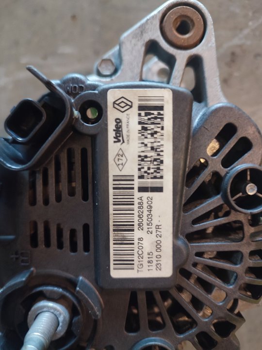 Alternador renault megane iii fastback 1.5 dci (bz09 bz0d)