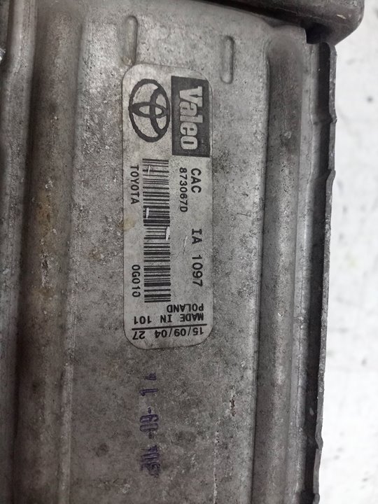 Intercooler toyota corolla 2.0 d4d (cde120r_ cde120l_)