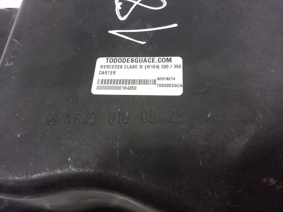 Carter mercedes-benz clase m ml 320 cdi 4matic (164.122)