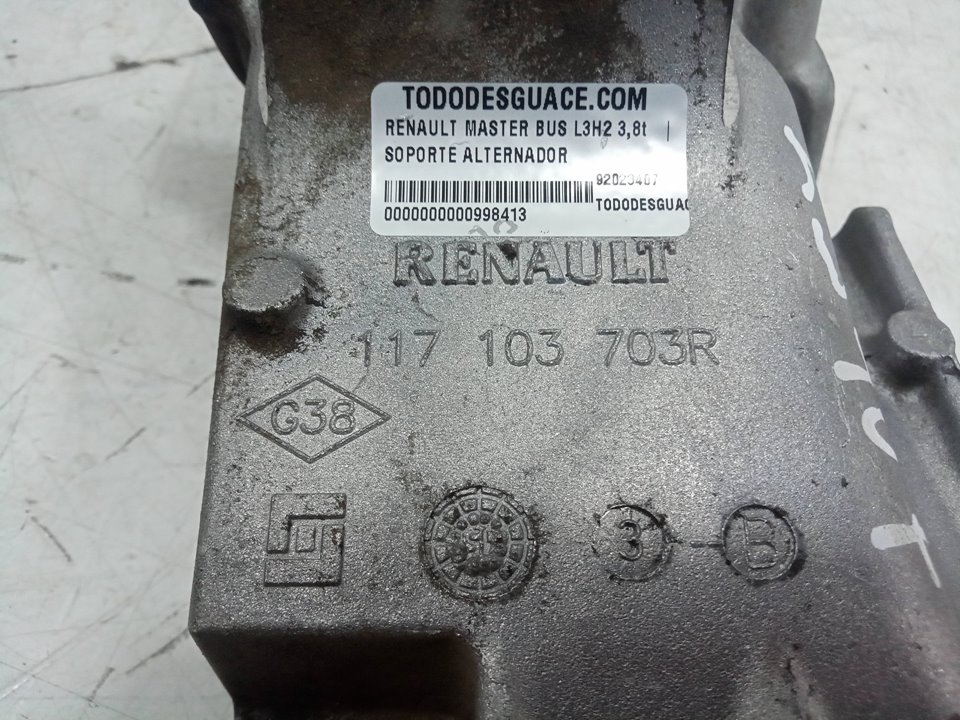 Soporte alternador master bus l3h2 38t      02.