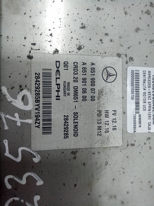 Centralita motor uce sprinterii  caja abierta