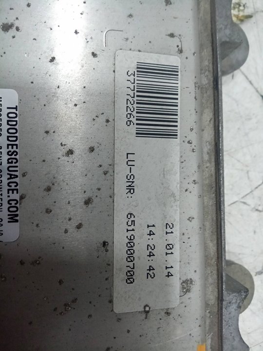 Centralita motor uce sprinterii  caja abierta