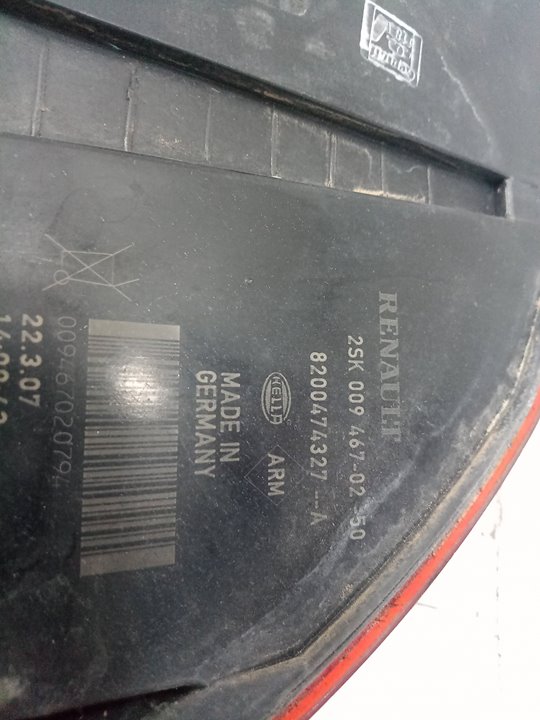 Piloto trasero derecho 1.5 dci (jm1e)