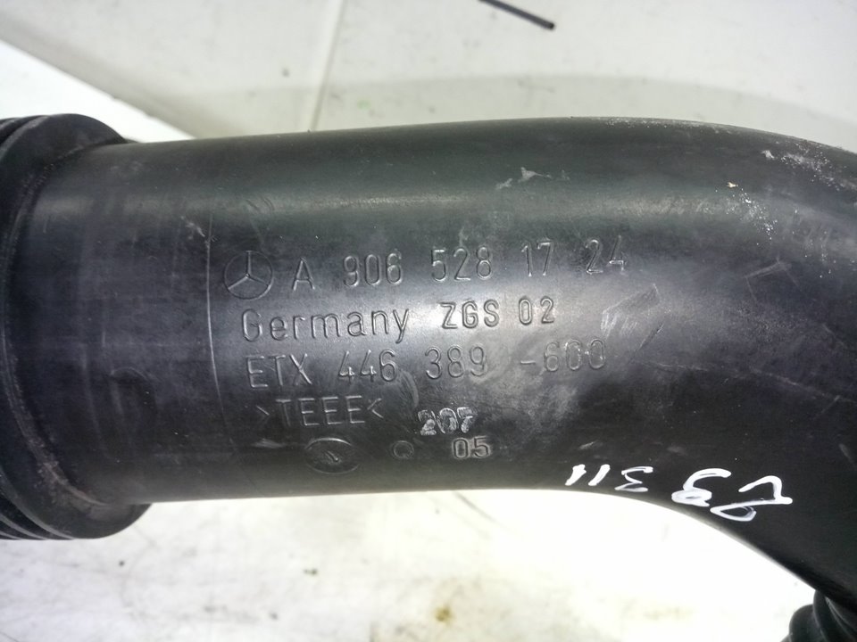 Tubo admision de aire mercedes sprinterii caja abier