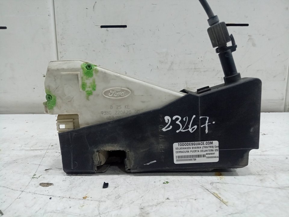 Cerradura puerta delantera izquierda volkswagen sharan 1.9 tdi