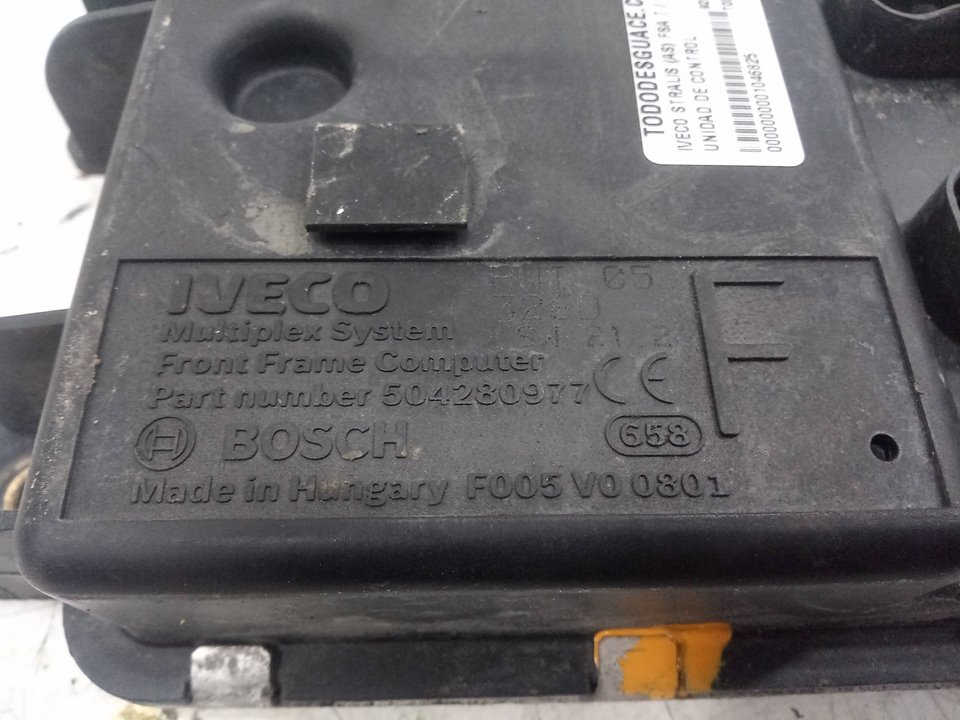 Unidad de control stralis (as) fsa t  p  4x2 g