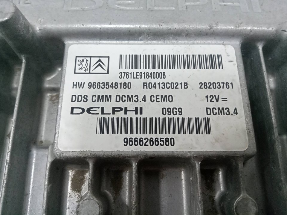 Centralita motor uce citroen c5 i 2.0 16v hpi (dcrlzb)