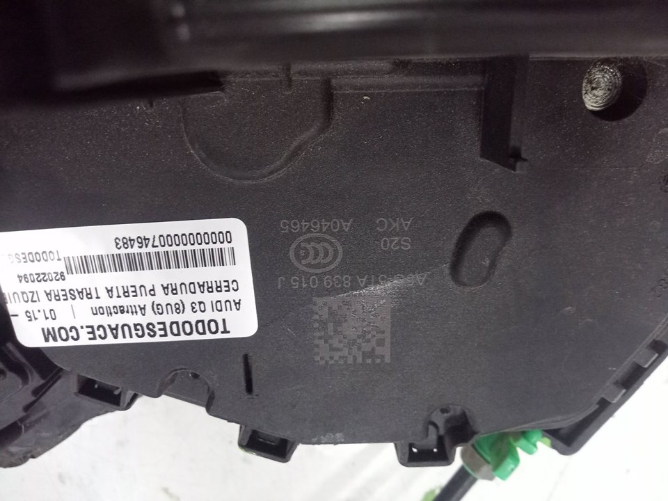 Cerradura puerta trasera izquierda audi q3   (8ug) attraction      01.15