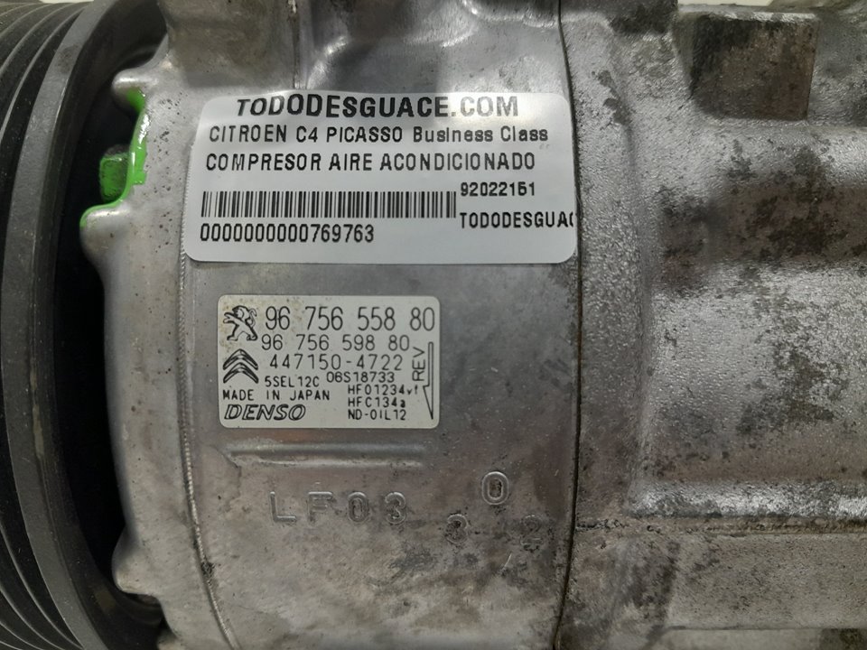 Compresor aire acondicionado citroen c4 grand picasso ii 1.6 hdi  bluehdi 115