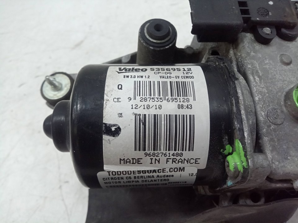 Motor limpia delantero citroen c5 i 2.0 16v (dcrfnc dcrfnf)
