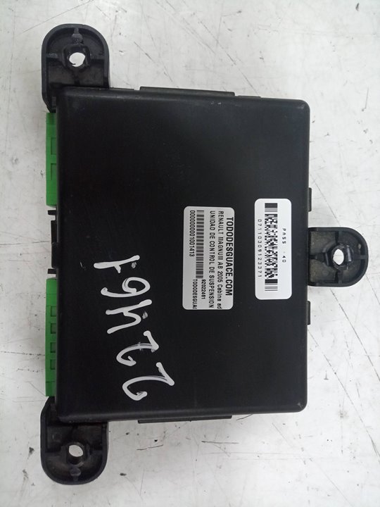 Unidad de control de suspension neumatica  renault master pro cajachasis  magnum ab 2005 cabina adel.tr