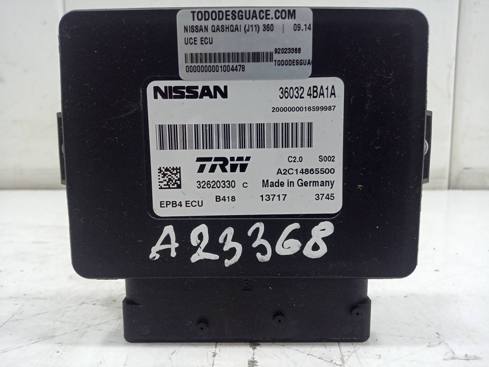 Uce ecu nissan qashqai ii todo terreno cerrada 1.5 dci
