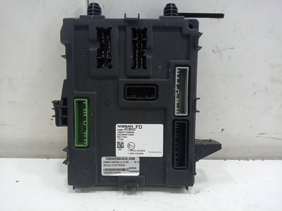 Modulo electronico nissan qashqai ii todo terreno cerrada 1.5 dci
