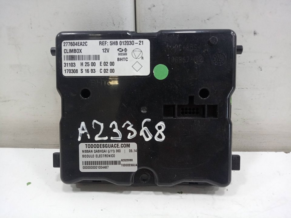 Modulo electronico nissan qashqai ii todo terreno cerrada 1.5 dci